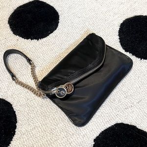 Henri Bendel Black Wristlet Clutch